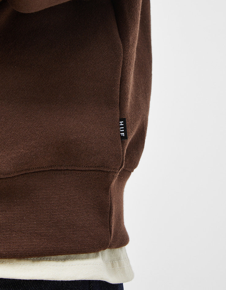 HUF Noble Pullover Hoodie - Chocolate