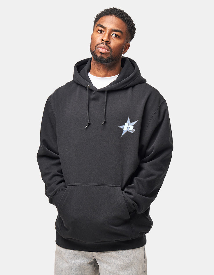HUF Ice Star Pullover Hoodie - Black