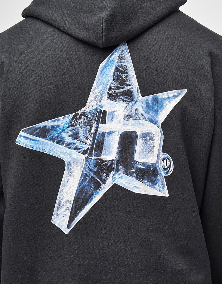 HUF Ice Star Pullover Hoodie - Black