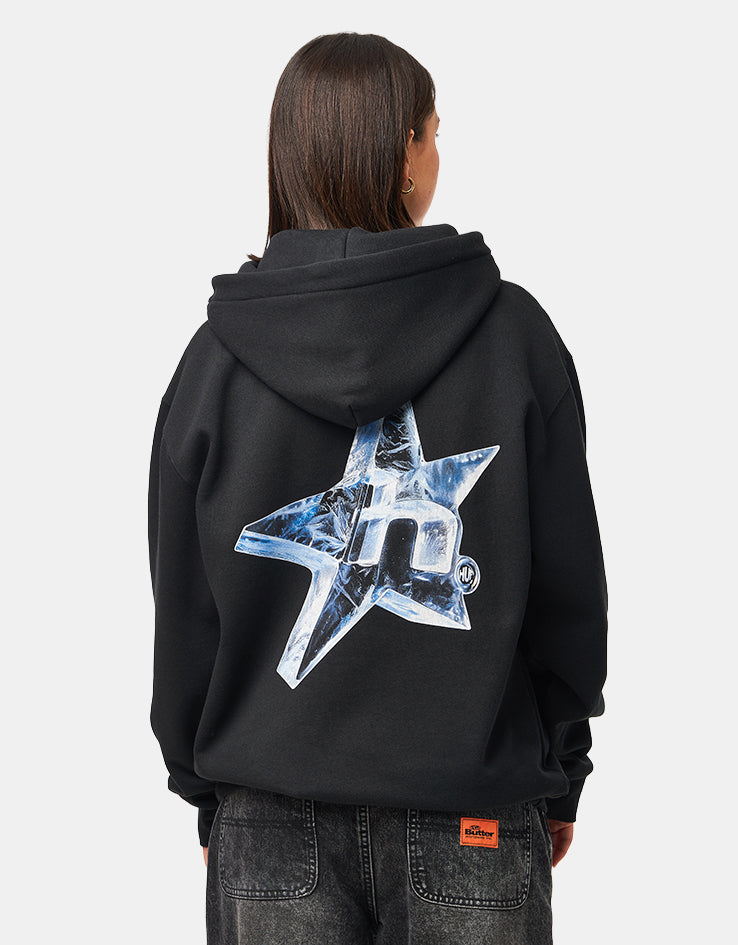 HUF Ice Star Pullover Hoodie - Black