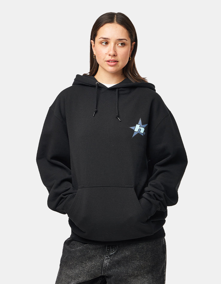 HUF Ice Star Pullover Hoodie - Black