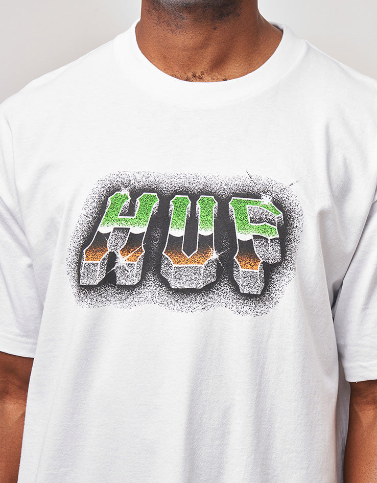 HUF Chrome Grit T-Shirt - White