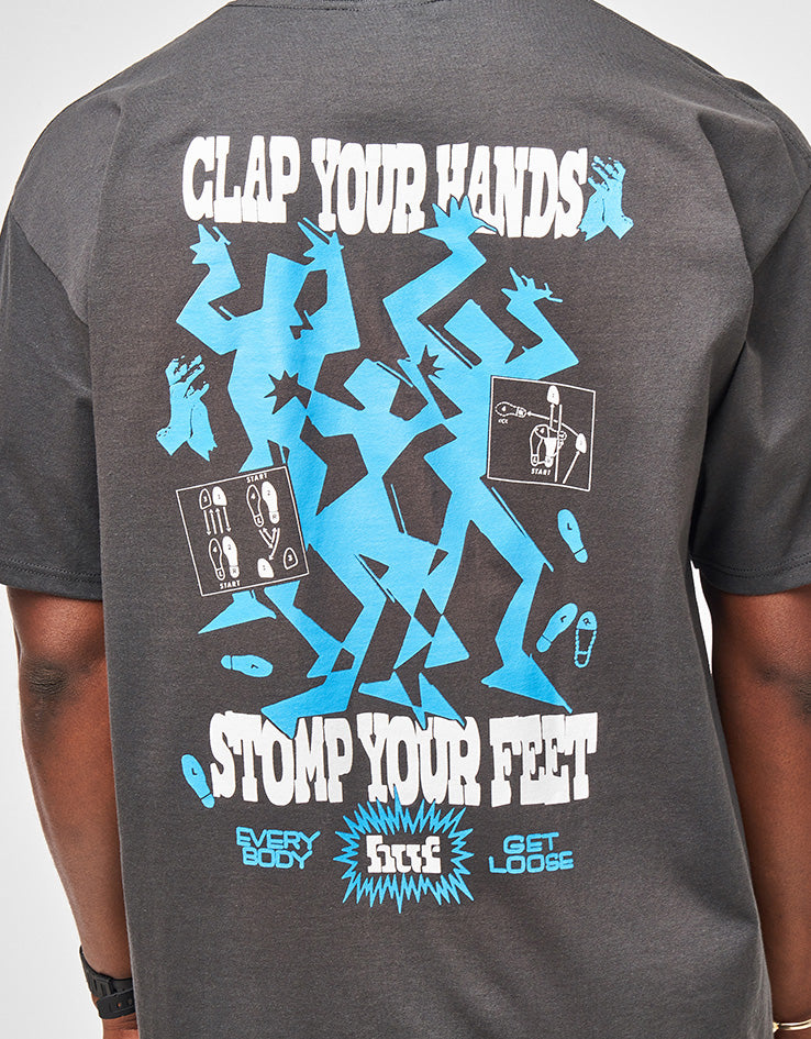 HUF Everybody Get Loose T-Shirt - Vintage Black