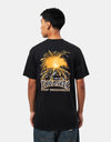 HUF x Thrasher Meltdown T-Shirt - Black