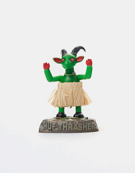 【限定】HUF　THRASHER　コラボレーション　BOBBLE GOAT HUF x Thrasher Hula Goat Bobblehead - Multi – Route One