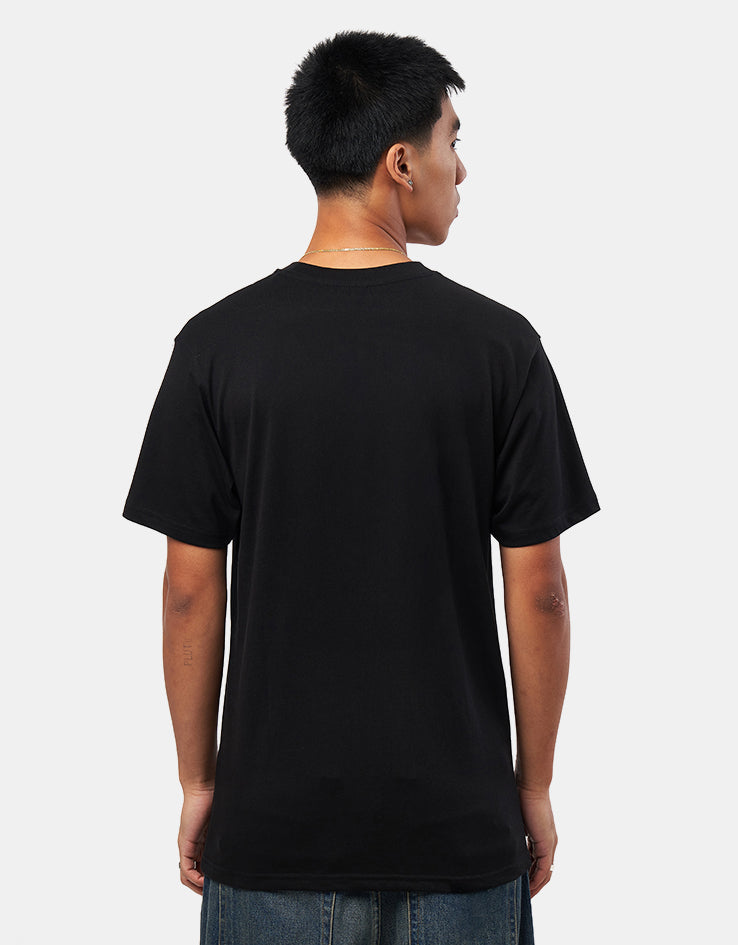 Thrasher x Spitfire Thrash & Burn T-Shirt - Black