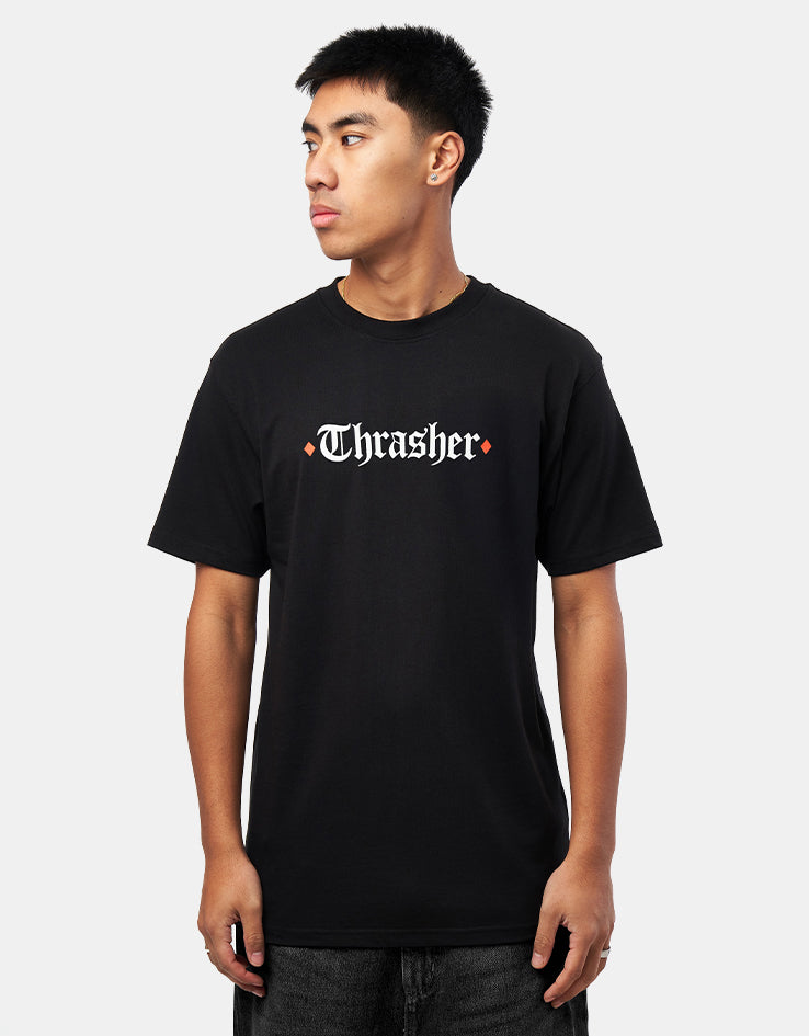 Thrasher x Spitfire The End Oath T-Shirt - Black