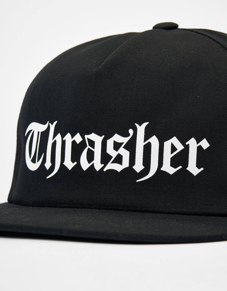 Thrasher x Spitfire The End Oath Cap - Black