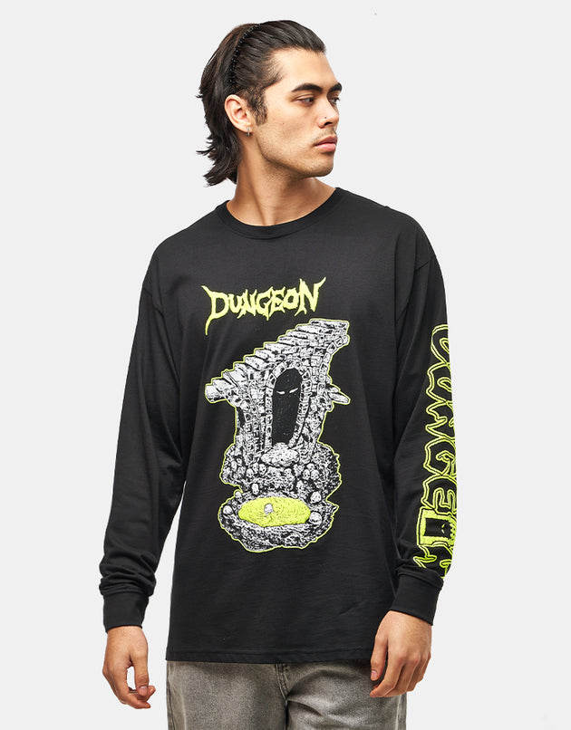 Dungeon Still Life L/S T-Shirt - Black/Green