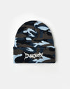 Dungeon Scrawl Logo Beanie - Urban Camo/Glow In The Dark