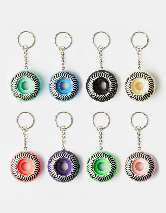 Spitfire Classic 42mm Skateboard Wheel Keychain - Multi