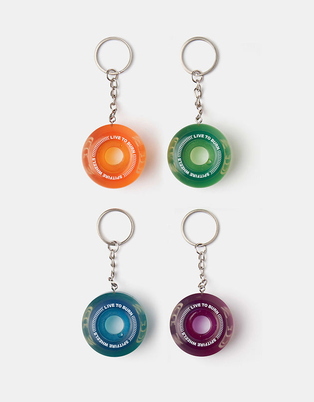 Spitfire Sapphires 42mm Skateboard Wheel Keychain - Multi
