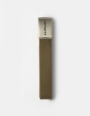 Carhartt WIP Clip Belt Chrome - Brass