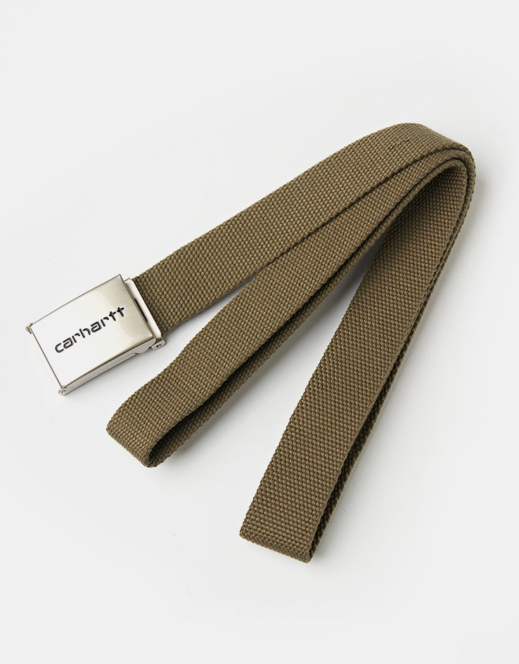 Carhartt WIP Clip Belt Chrome - Brass