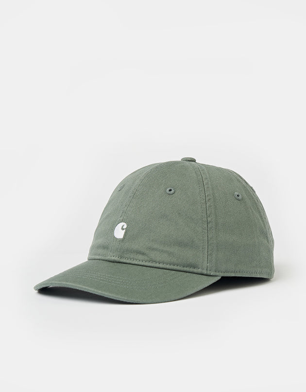 Carhartt WIP Madison Logo Cap - Velvet Green/White