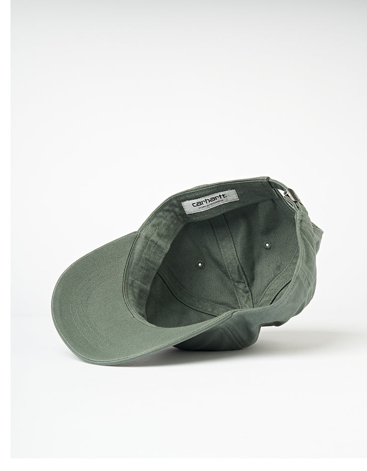 Carhartt WIP Madison Logo Cap - Velvet Green/White