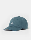 Carhartt WIP Madison Logo Cap - Office Blue/White
