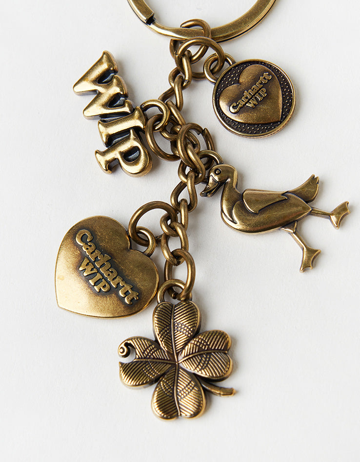 Carhartt WIP Charms Keychain - Gold