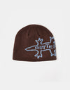 Butter Goods Reptile Skully Beanie - Umber