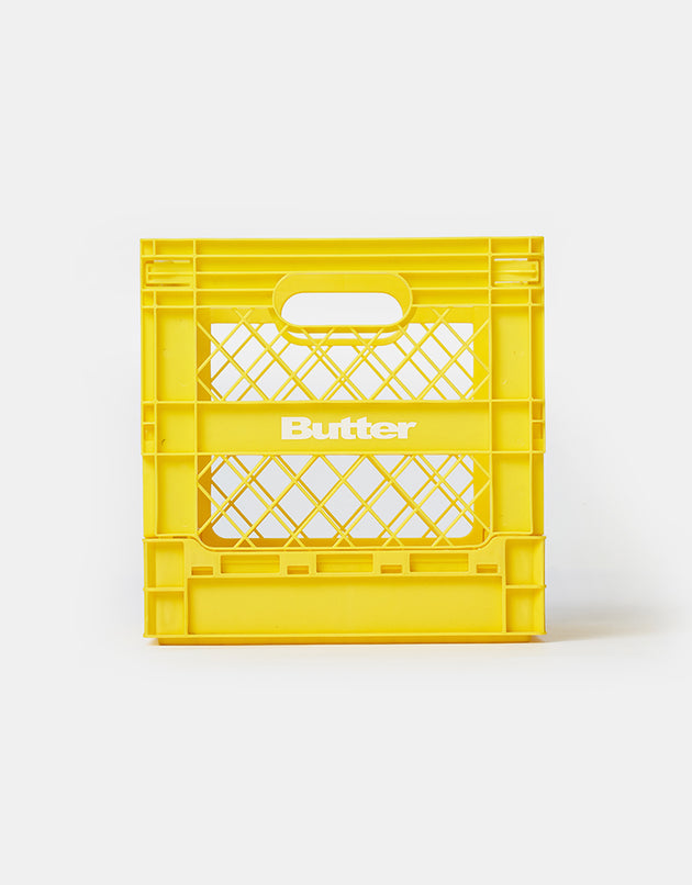 Butter Goods Collapsable Record Crate - Yellow