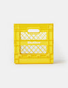Butter Goods Collapsable Record Crate - Yellow