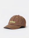 Butter Goods Scrawling 5 Panel Cap - Washed Brown