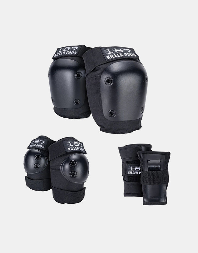 187 Killer Pads Six Pack Pad Set - Black