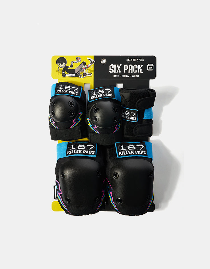 187 Killer Pads Six Pack Pad Set - Electric Bolt