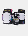 Pro-Tec x Santa Cruz Street Junior Triple Pad Set - Black/White/Pink