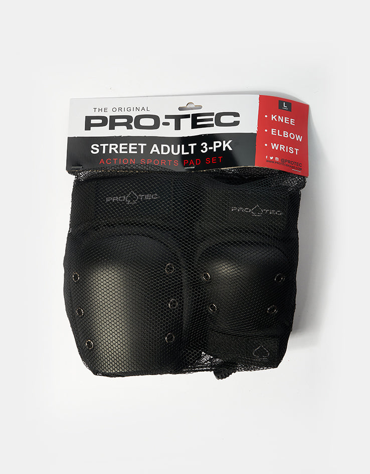 Pro-Tec Street Triple Pad Set - Black