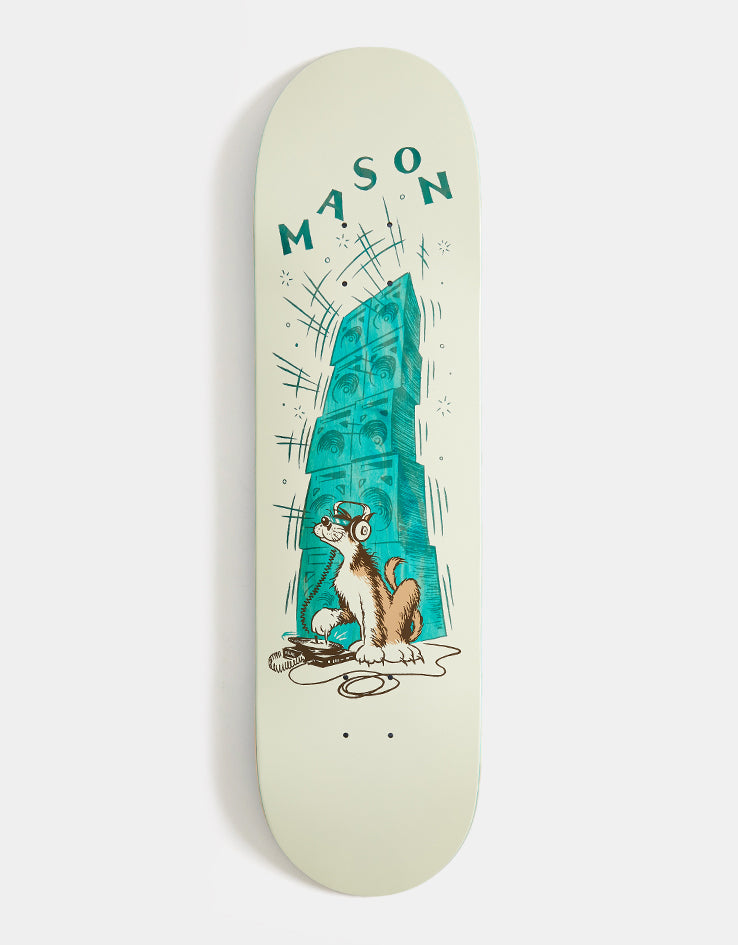 Real Mason Record Scratch Skateboard Deck - 8.28"