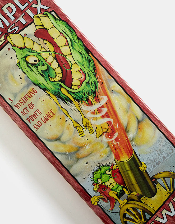 Anti Hero Hewitt Grimplestix Obvious Greats Skateboard Deck - 8.38"