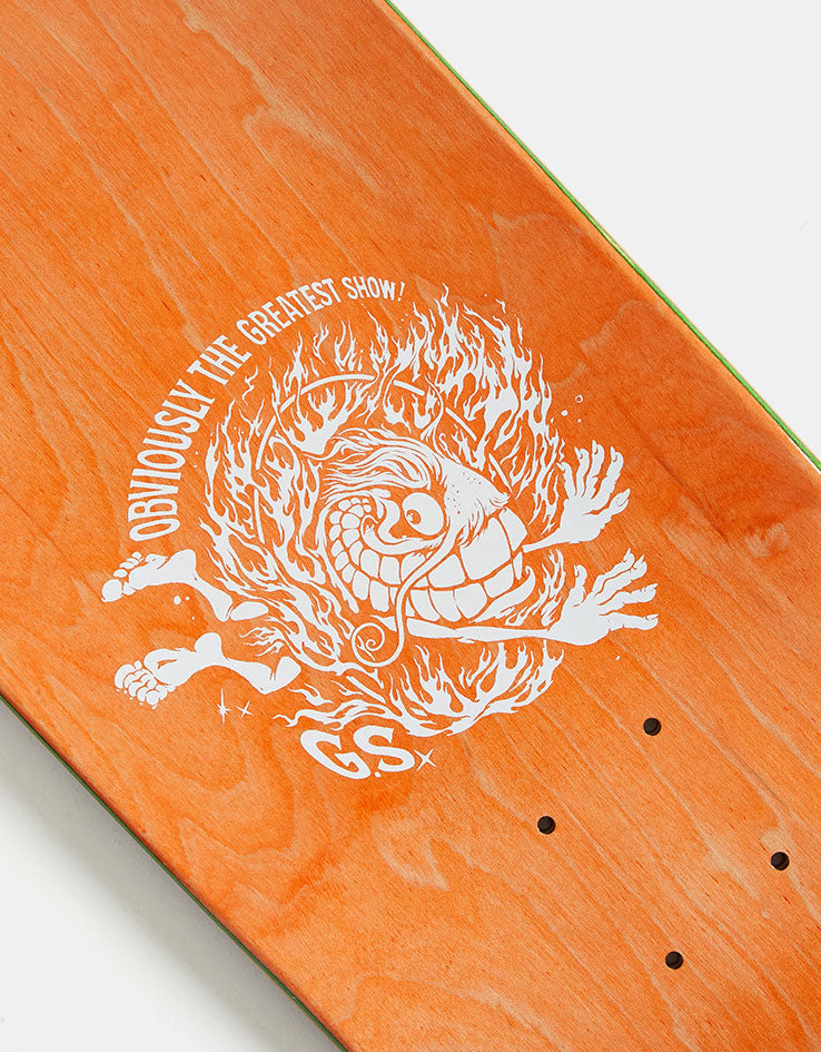 Anti Hero Hewitt Grimplestix Obvious Greats Skateboard Deck - 8.38"