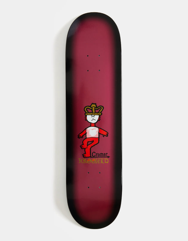 Krooked Cromer Mad King Skateboard Deck - 8.06"