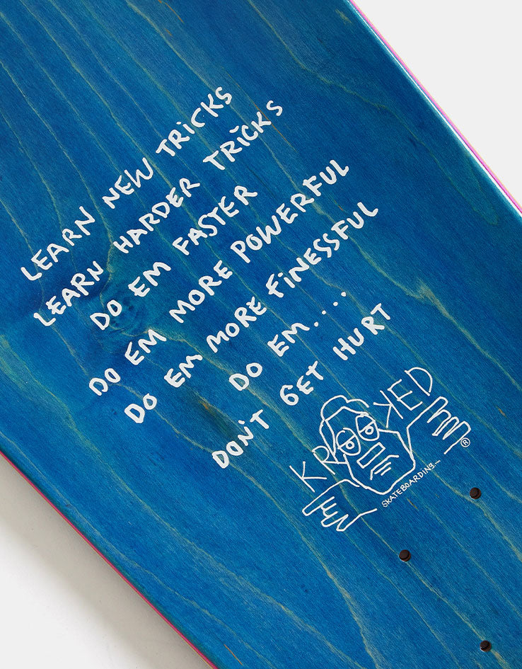 Krooked Sandoval Peace Sign Skateboard Deck - 9.81"