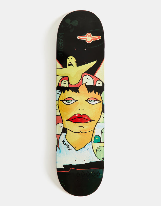 Krooked Knox Three Star Skateboard Deck - 8.25"