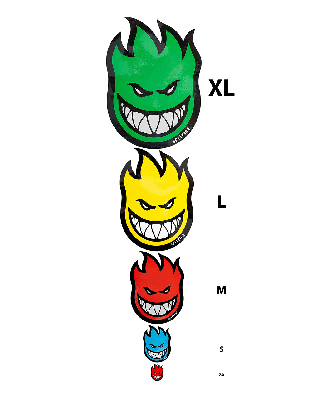 Spitfire Fireball Bighead Mini Sticker