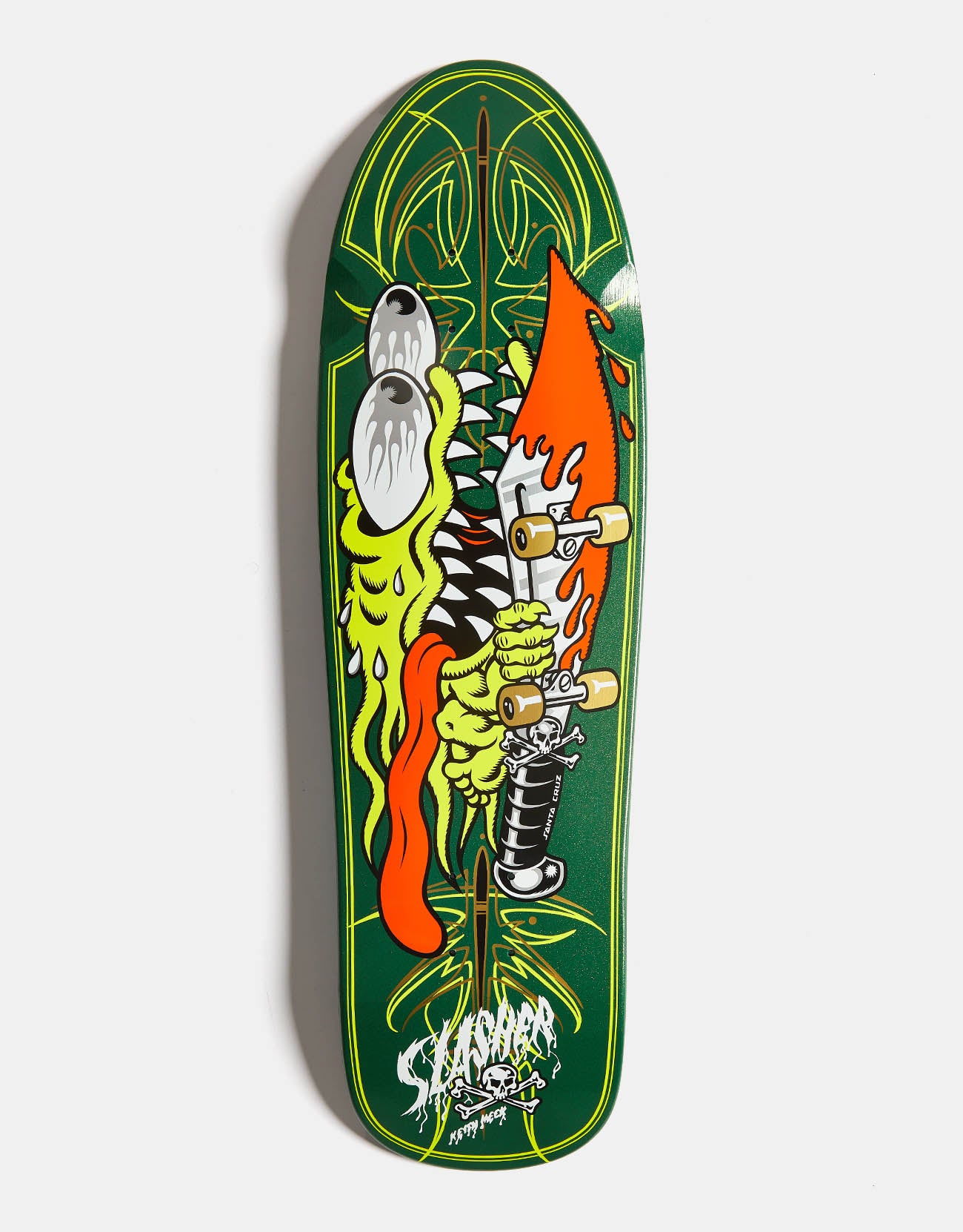 Santa Cruz Meek Slasher Pinstripe Skateboard Deck - 9.23