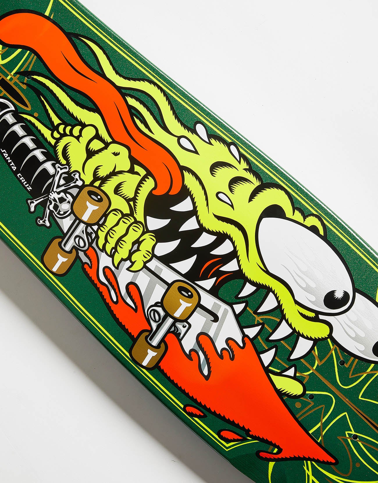 Santa Cruz Meek Slasher Pinstripe Skateboard Deck - 9.23