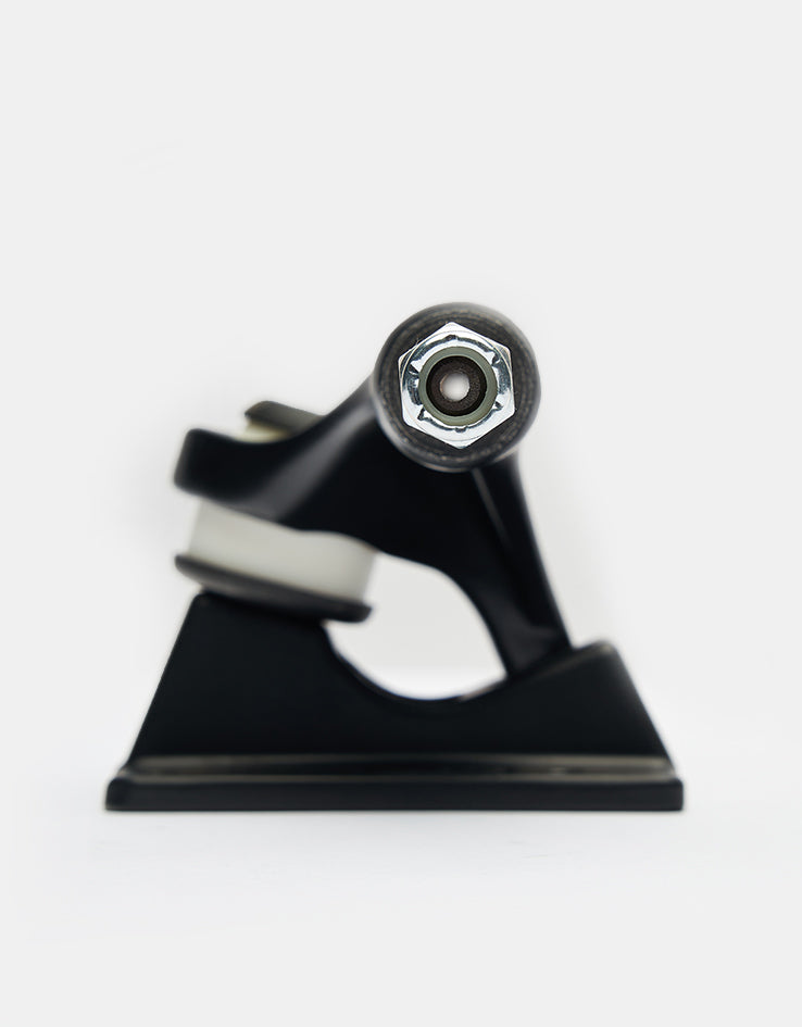 Slappy ST1 Inverted Hollow Lights Skateboard Trucks - Matte Black/Black Gold