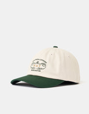 HUF Worldwide Clothiers 6 Panel Curved Visor Cap - Forest Green