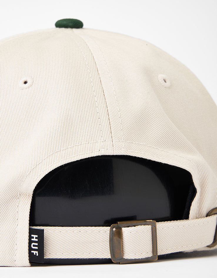 HUF Worldwide Clothiers 6 Panel Curved Visor Cap - Forest Green