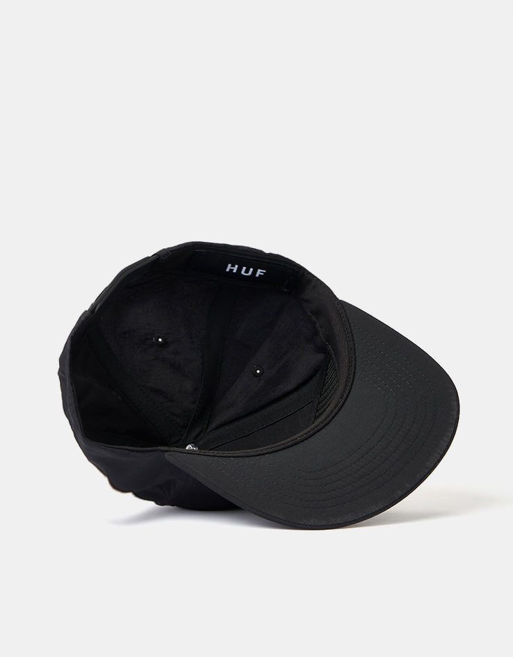 HUF 89 Nylon Snapback Cap - Black