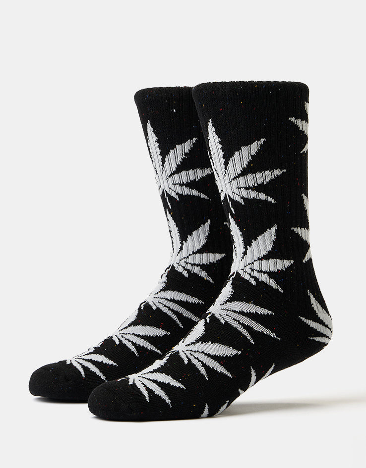 HUF Plantlife Speckled Crew Socks - Black