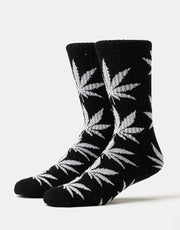 HUF Plantlife Speckled Crew Socks - Black