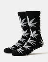 HUF Plantlife Speckled Crew Socks - Black