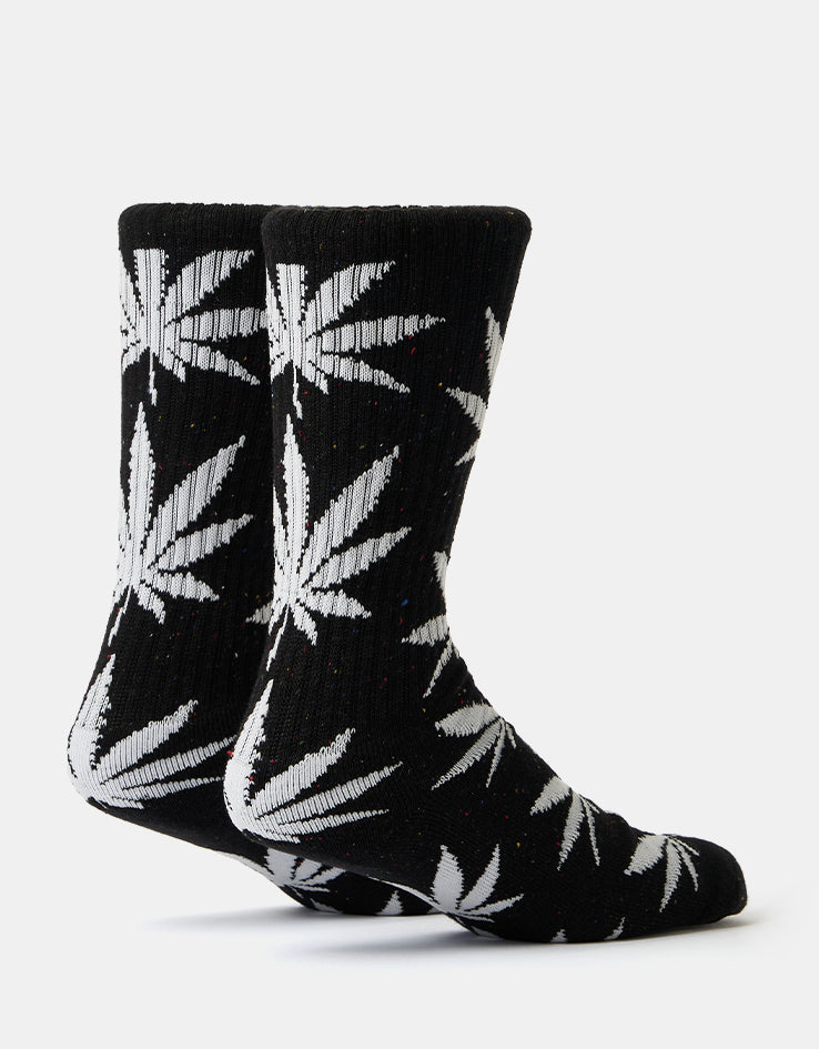 HUF Plantlife Speckled Crew Socks - Black