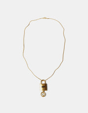 HUF Lock & Key Pendant - Gold