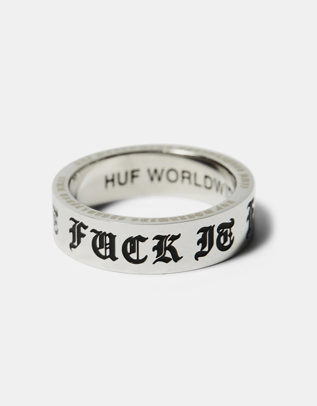 HUF Old E Ring - Silver