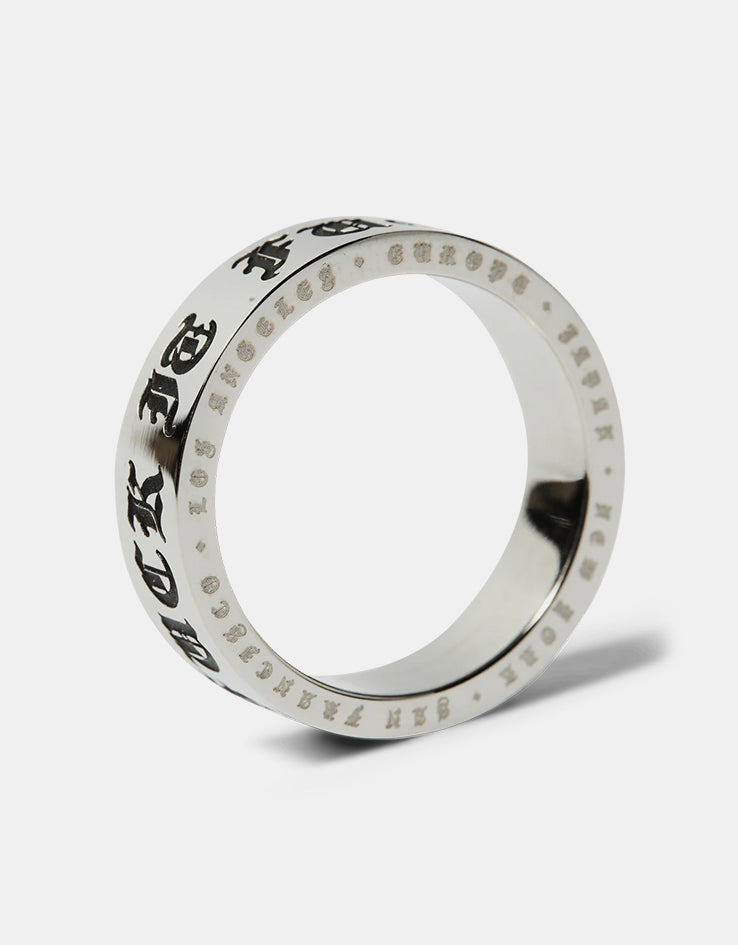 HUF Old E Ring - Silver